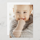 おかえりの自宅での写真採用の発表 案内状 (正面/裏面)