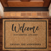 おかえりカワイイ内向的な装おもしろい置 ドアマット