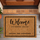 おかえりカワイイ内向的な装おもしろい置 ドアマット