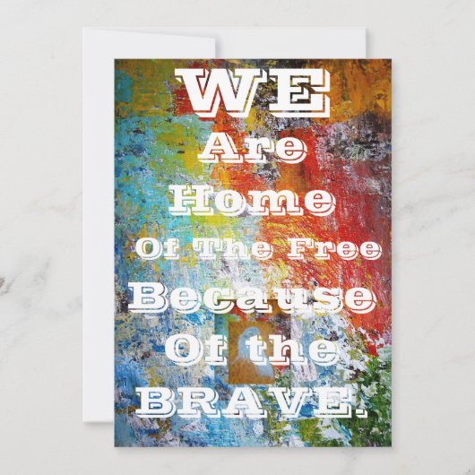 おかえりパーティーの招待 招待状 (正面)