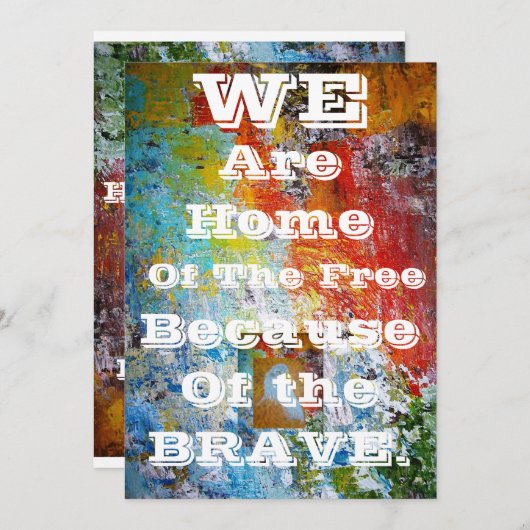 おかえりパーティーの招待 招待状 (正面/裏面)