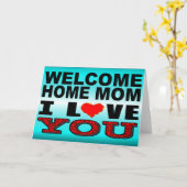 おかえりホームママ愛してる カード (黄色い花)