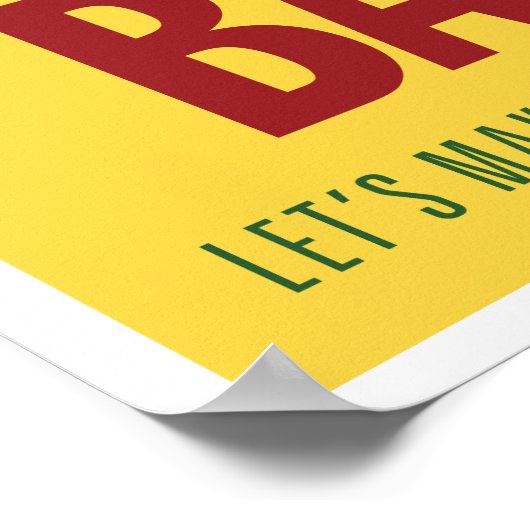 おかえり。ASLポスター。 ポスター (角)