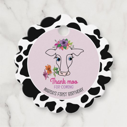 おかげさまでした フェイバータグ (正面)