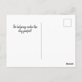 おかげさまで青い空と雲のサニーサマー ポストカード (裏面)