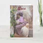 *おかげさまで*姪に対して* シーズンカード (正面)