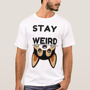 おかしいことを貫け 面白い ボストンテリア カートゥーン 犬 Tシャツ