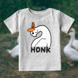 おかしいアヒルの赤ちゃんシャツ ベビーTシャツ