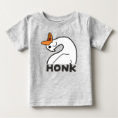 おかしいアヒルの赤ちゃんシャツ ベビーTシャツ (正面)