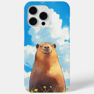 おかしいカピバラの笑顔 iPhone 15 PRO MAXケース