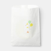 おかしいガチョウのギンガム1歳の誕生日 フェイバーバッグ (正面)