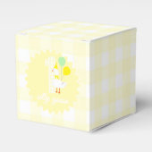おかしいガチョウのギンガム1歳の誕生日 フェイバーボックス (正面サイド)