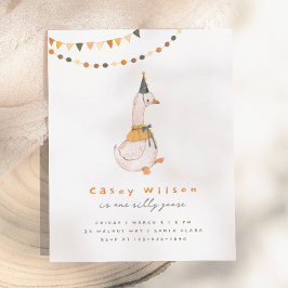 おかしいガチョウの予算1歳の誕生日パーティー