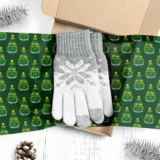 おかしいクリスマスツリー　ついに点灯 薄葉紙
