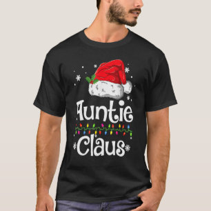 おかしいサンタおばさんクリスマスのマッチングファミリー Tシャツ