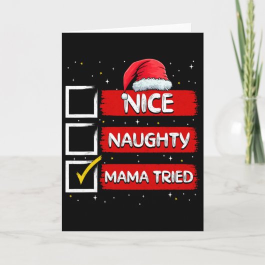 おかしいサンタクロース　いい子悪い子ママが試したクリスマス カード (正面)