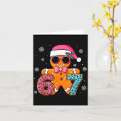 おかしいジンジャーブレッドシックスセブン67アイスクリームドリップクリ カード (黄色い花)