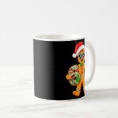 おかしいジンジャーブレッド6 7 67ジンジャーブレッドマンXマ コーヒーマグカップ (正面右)