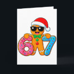 おかしいジンジャーブレッド6 7 67 アイスクリームドリップクリスマス カード<br><div class="desc">おかしいジンジャーブレッド6 7 67 アイスクリームドリップクリスマス少年</div>