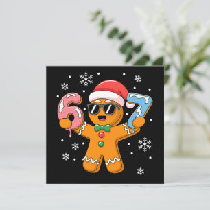 おかしいジンジャーブレッド 六 七 67 アイスクリーム ドリップ クリスマス