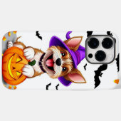 おかしいスケ番パピー・カオス 🎃🐾 面白いハロウィン・ビジュアル Case-Mate iPhoneケース (裏面 (横))