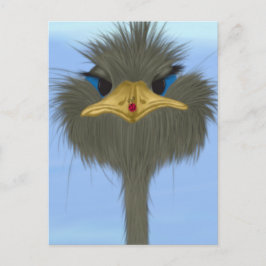 おかしいダチョウのジョージとかわいいサソリ ポストカード
