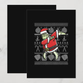 おかしいダッビングカメのペット みにくいクリスマス ハロウィン シーズンカード (正面/裏面)