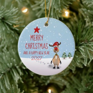 おかしいトナカイのクリスマスツリー2026 セラミックオーナメント