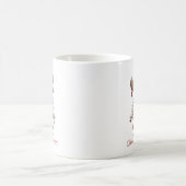 おかしいトナカイのクリスマス コーヒーマグカップ (中央)