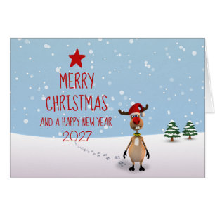 おかしいトナカイの新年クリスマスツリー2026