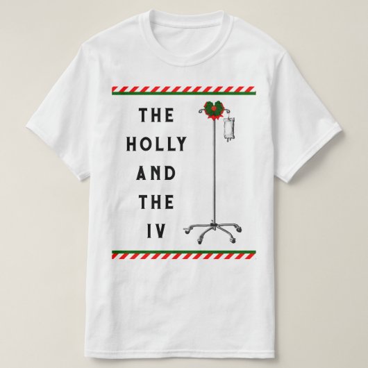 おかしいナースクリスマス Tシャツ (デザイン正面)
