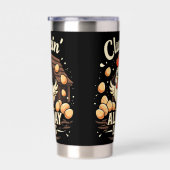 おかしいニワトリ ユーモア 田舎の農業生活 保温保冷タンブラー (右面)