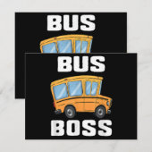 おかしいバスのボススクールバスの運転手 シーズンカード (正面/裏面)