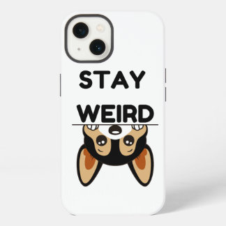 おかしいボストンテリアのキャラクターデザインの犬のグッズ iPhone 13ケース
