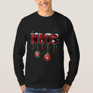 おかしいマッチングクリスマスカップルの栗 Tシャツ