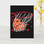 おかしいラブスケッチ ハート型 幸せなバレンタインデー カード (黄色い花)