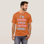 おかしい名前の少年レトロ Everlee で Everleehings Tシャツ (正面フル)