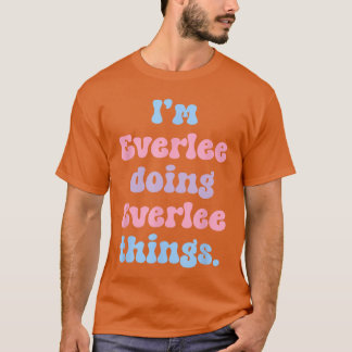 おかしい名前の少年レトロ Everlee で Everleehings Tシャツ