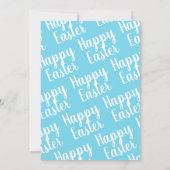 おかしい変わり者のウサギのイースター・ブランチ＆イースター・エッグ・ハント 招待状 (裏面)