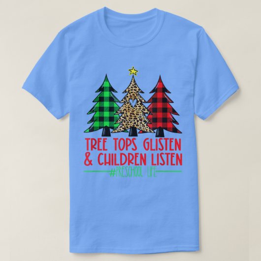 おかしい子供たち聞くおかしい幼稚園生活クリスマス Tシャツ (デザイン正面)