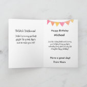 おかしい犬モンスター:くすぐったいトロールハウンドの誕生日 サンキューカード (内部)