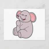 おかしい象 ポストカード (正面)