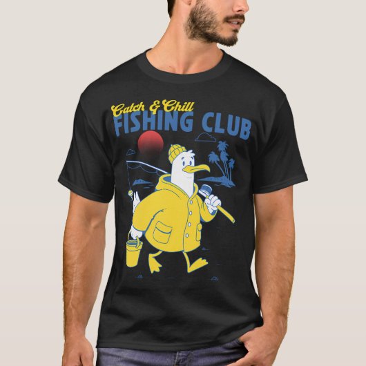 おかしい釣りミームのつづり間違い フィッシュ 呼び出し 冗談 Tシャツ (正面)