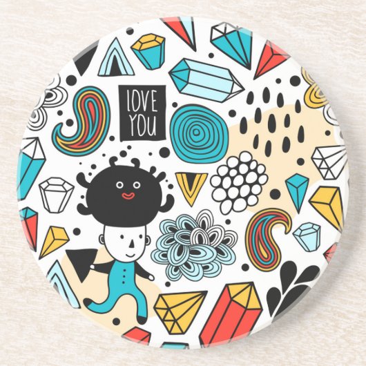 おかしい頭 コースター (正面)