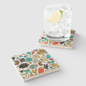 おかしい頭 ストーンコースター (横)