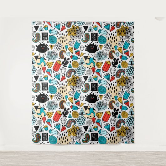 おかしい頭 タペストリー (正面)