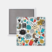 おかしい頭 マグネット (正面/裏面)