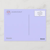 おかしい顔のポストカード ポストカード (裏面)