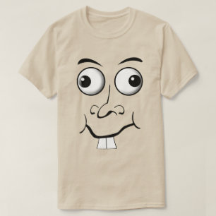 おかしい顔のTシャツ Tシャツ