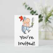 おかしい騎士の輝く鎧と剣の漫画 招待状 (スタンド正面)